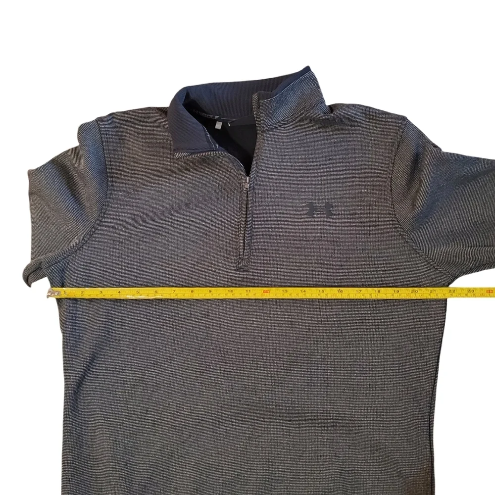 Under Armour Men's Gray Storm Fleece 1/4 Zip Golf Pullover Sweater Medium‎
